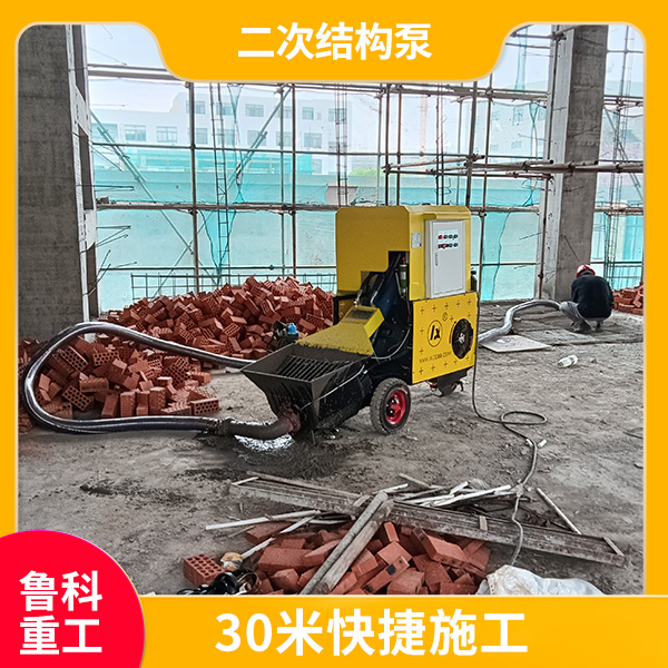 臥式小型二次結(jié)構(gòu)柱泵